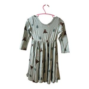 Kyte BABY Trail Dress with Long Sleeves and Scoop Neck